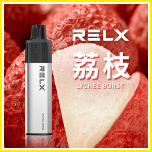 RELX悅刻GA8000口拋棄式一次性電子煙-免充電陶瓷霧化芯超順口【荔枝】