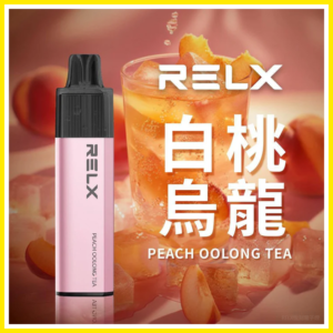 RELX悅刻GA8000口拋棄式一次性電子煙-免充電陶瓷霧化芯超順口【白桃烏龍】