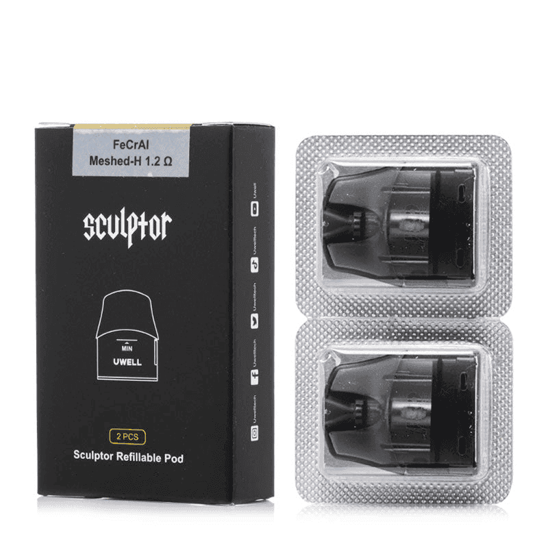 UWELL SCULPTOR電子煙雕塑家 11W電鍍金屬雕刻空倉煙彈:圖片 6